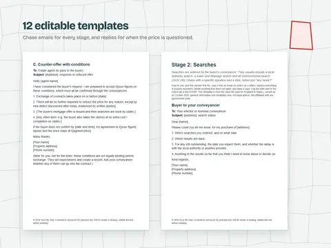 Product image: Two of the Word templates. Opens a larger view.